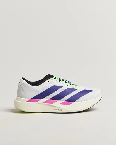 adidas Performance Adizero Evo SL Running Sneaker White/Purple – White