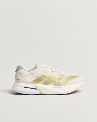 adidas Performance Adizero Boston 13 Running Sneaker White/Gold – White