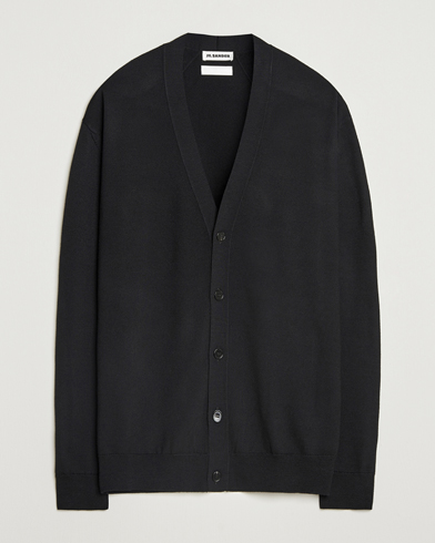 Jil Sander Superfine Merino Cardigan Black – Black