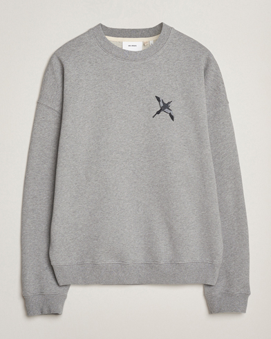 Axel Arigato Micro Bee Bird Sweatshirt Grey Melange – Grey