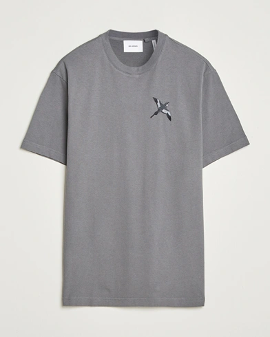 Axel Arigato Micro Bee Bird T-Shirt Steel Grey – Grey