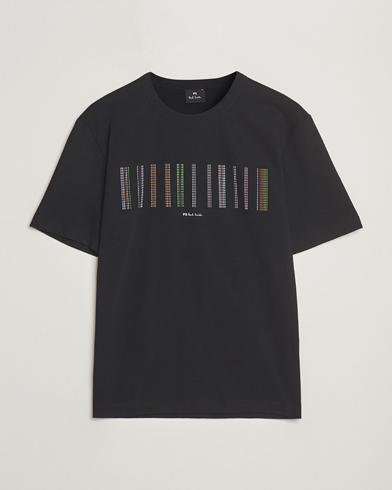 PS Paul Smith Striped Crew Neck T-Shirt Black – Black