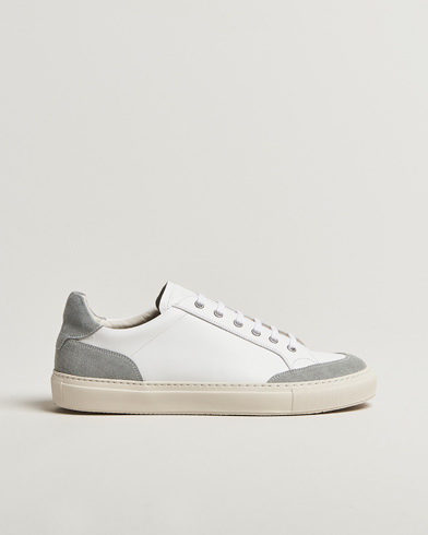 Sweyd Center Leather/Suede Sneakers White – White