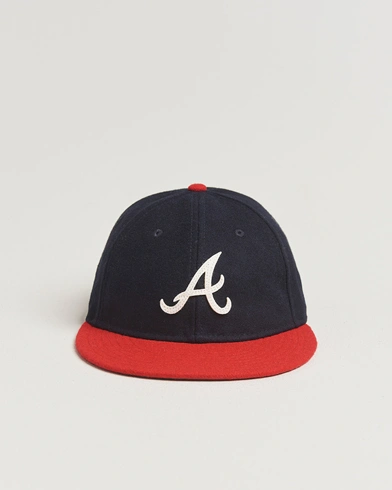New Era Retro Crown 9Fifty Melton Wool Cap Atlanta Braves – Blue