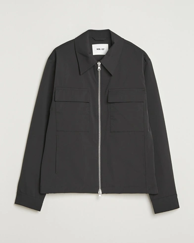 NN07 Alban Bomber Jacket Black – Black