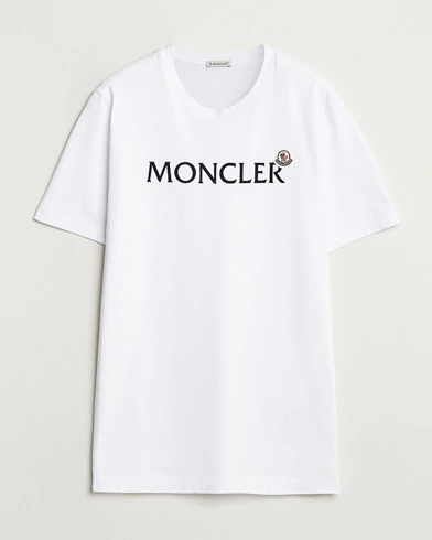 Moncler Lettering Logo T-Shirt White – White