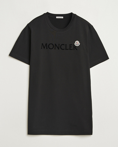 Moncler Lettering Logo T-Shirt Black – Black