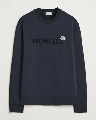 Moncler Lettering Logo Sweatshirt Navy – Blue