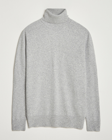 Altea Wool/Cashmere Rollneck Light Grey – Grey
