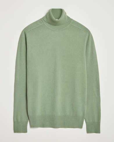 Altea Wool/Cashmere Rollneck Green – Green