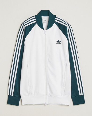 adidas Originals Classic Track Jacket White/Green – White