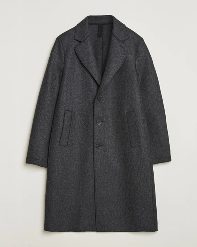 Harris Wharf London Cashmere Blend Overcoat Anthracite – Grey