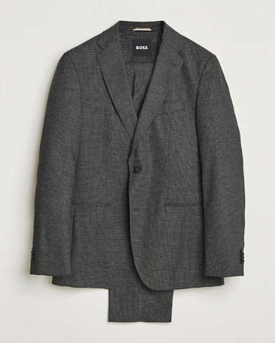 BOSS BLACK Huge Wool Suit Medium Grey – Grey