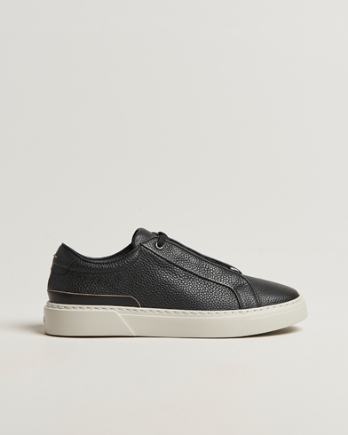 BOSS CAMEL Gary Leather Sneaker Black – Black