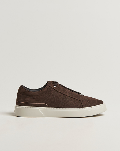 BOSS CAMEL Gary Nubuck Sneaker Dark Brown – Brown