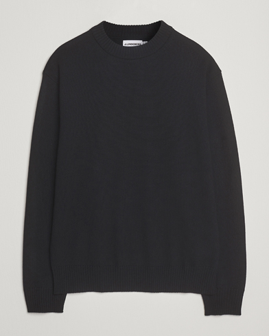 J.Lindeberg Kino Merino Crew Neck Black – Black