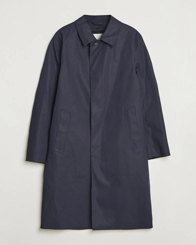 Mackintosh Dunkeld Car Coat Navy – Blue