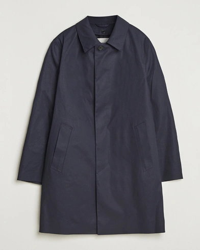 Mackintosh Dunoon Car Coat Navy – Blue