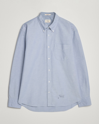 GANT 240 Mulberry Street Relaxed Fit US Oxford Shirt Blue Water – Blue