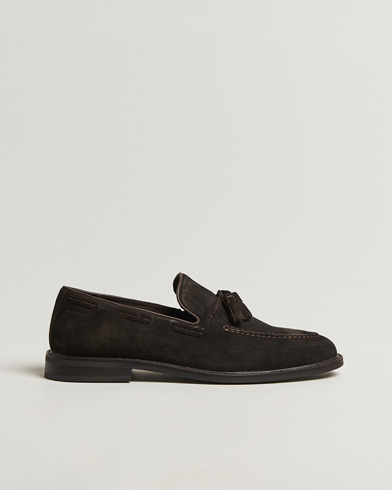 GANT Lozham Suede Tassle Loafer Dark Brown – Brown