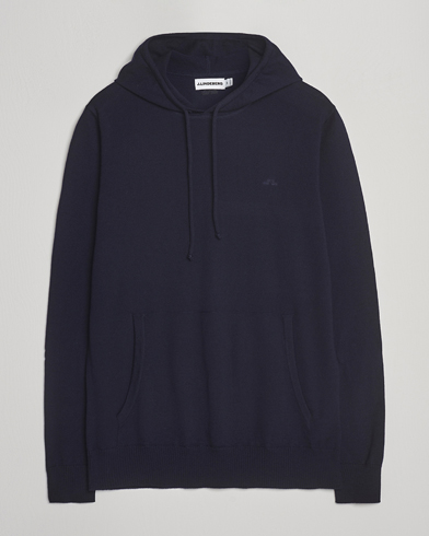 J.Lindeberg Karl Merino Hoodie Navy – Blue