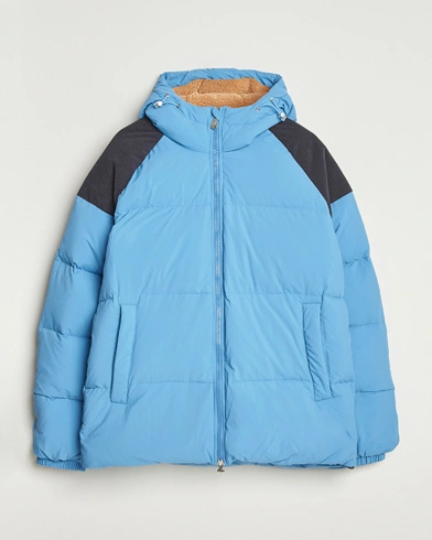 Pyrenex Retro Sten Hooded Puffer Jacket Parisian Blue – Blue
