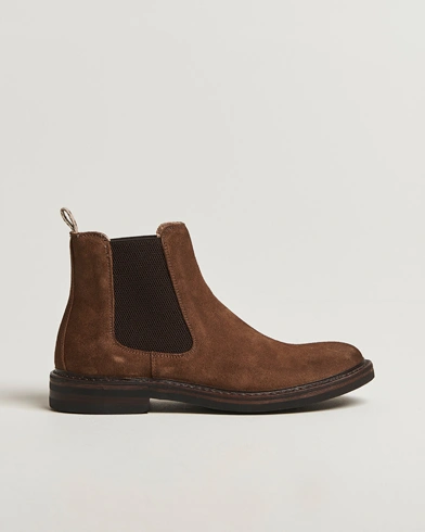 Astorflex Bitflex Dainite Chelsea Boot Dark Khaki Suede – Brown
