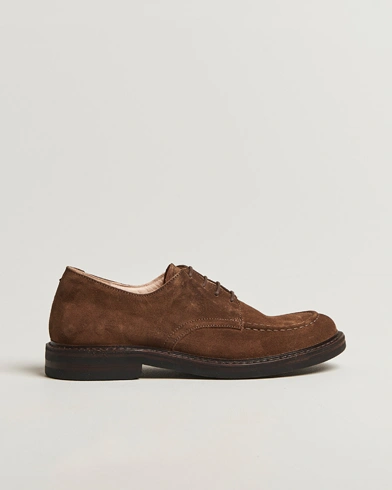 Astorflex Carlflex Moc Toe Dark Khaki Suede – Brown