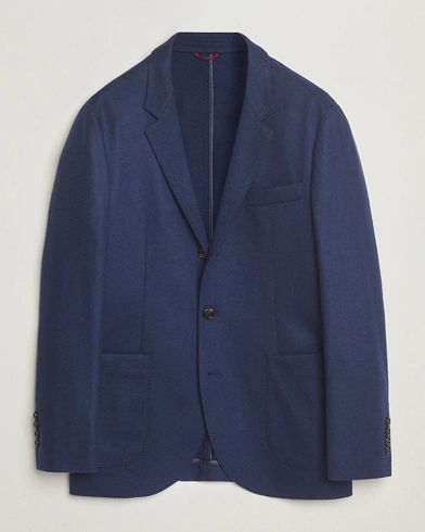 Brunello Cucinelli Cashmere Jersey Blazer Navy – Blue