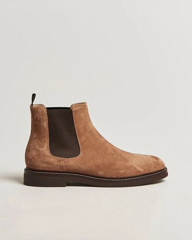 Brunello Cucinelli Chelsea Boots Brown Suede – Brown