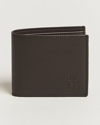 Brunello Cucinelli Leather Wallet Dark Brown Calf – Brown