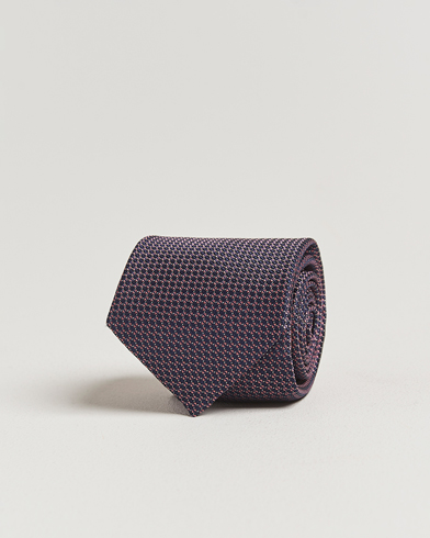Canali 5-Fold Silk Tie Pink – Pink