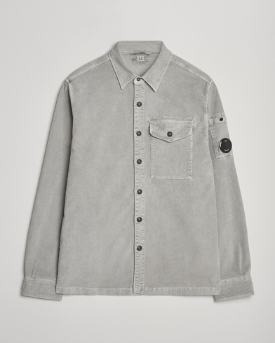 C.P. Company Corduroy Lens Overshirt Grey – Grey