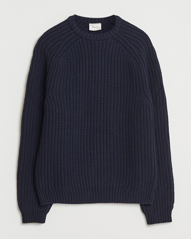 Forét Trip Chunky Rib Knit Navy – Blue