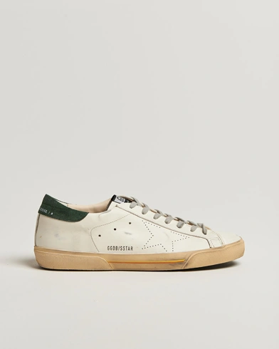 Golden Goose Super-Star Sneakers White/Green – White