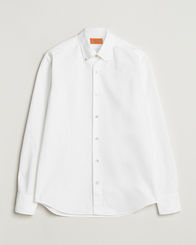 Grigio Oxford Button Down Shirt White – White