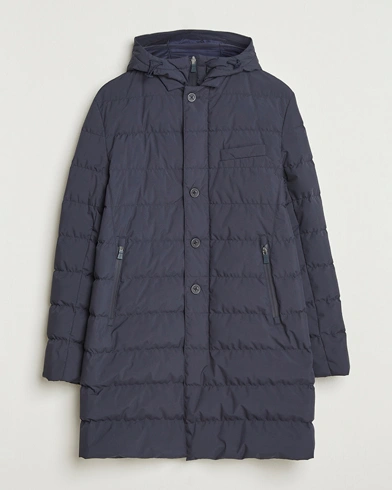 Herno Waterproof Down Coat Navy – Blue