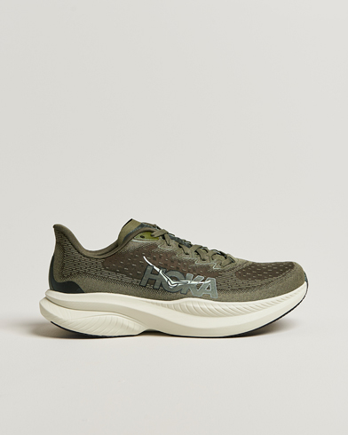 Hoka One Mach 6 Running Sneakers Antique Olive/Truffle Salt – Green
