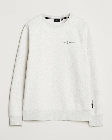 Sail Racing Bowman Crew Neck Sweatshirt Light Grey Melange – Grey