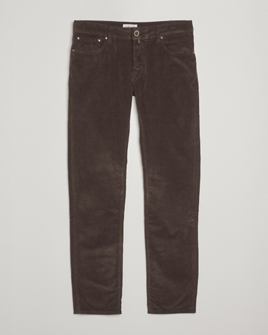 Jacob Cohën Bard 5-Pocket Medium Corduroy Trousers Brown – Brown