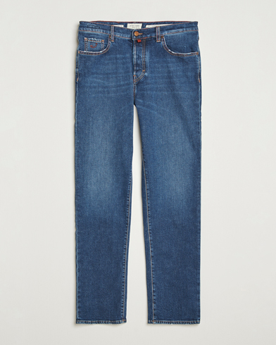Jacob Cohën Edos Regular Straight Fit Jeans Mid Blue – Blue