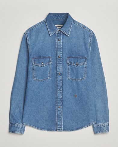 Jacob Cohën Pocket Denim Overshirt Mid Blue – Blue