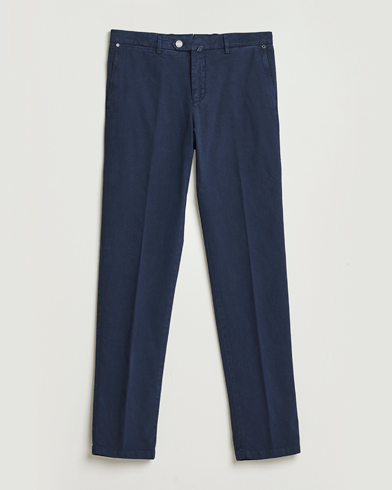 Kiton Cotton/Cashmere Trousers Navy – Blue