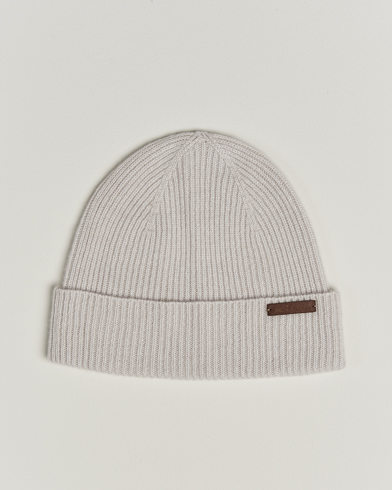 Kiton Rib Cashmere Beanie Light Beige – Beige