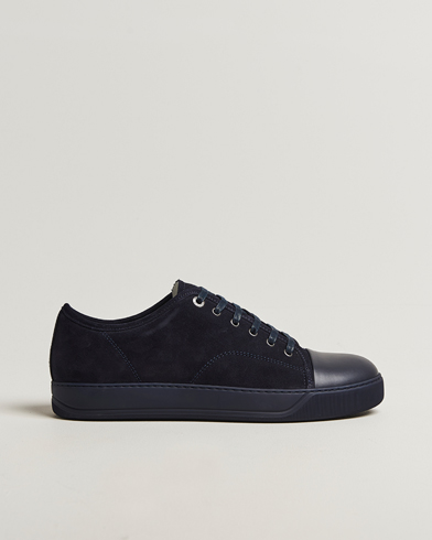 Lanvin DBB1 Nappa Cap Toe Sneaker Black/Navy – Blue