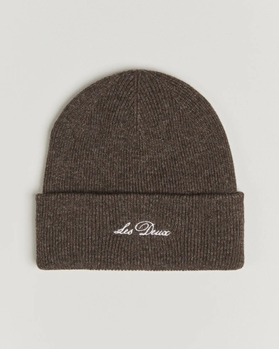 LES DEUX Wayne Wool Beanie Mountain Gray – Grey