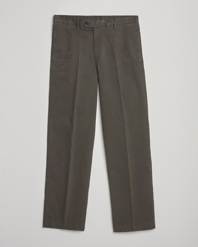 Oscar Jacobson Tanker Cotton Trousers Olive – Green