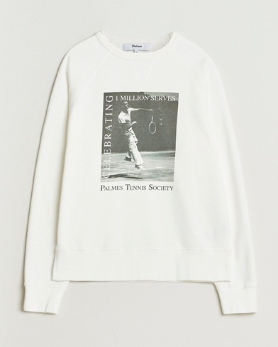 Palmes Raglan Sweatshirt White – White