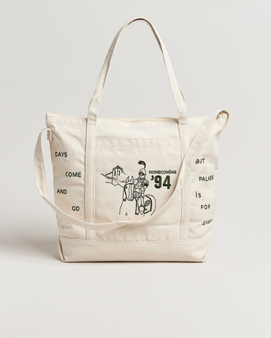 Palmes Forever Tote Bag Off White – White
