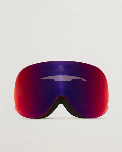 Moncler Lunettes Snowflare Ski Goggles Black/Red – Red